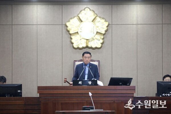 수원시의회 제385회 임시회 개회 모습. (사진=수원시의회)