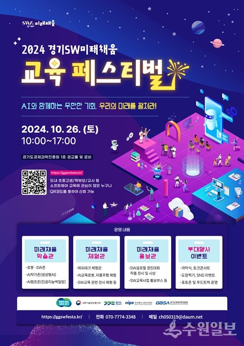 ‘2024 경기 SW 미래채움 페스티벌’ 홍보 포스터.