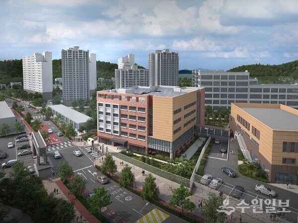 백운호수 초중통합학교 조감도.