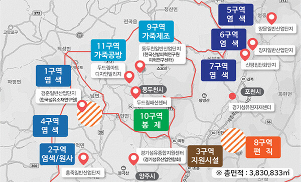 양주·포천·동두천 글로벌 섬유·가죽·패션 산업특구.