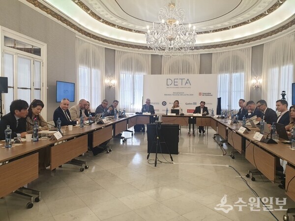 6일 스페인 바르셀로나에서 열린 ‘제1회 지방정부협의체 장관 회담(DETA’s Ministerial Summit) 모습. (사진=경기도)