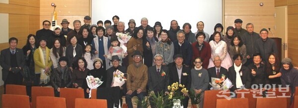 '2024년 한국시학상•경기시인상 시상식 겸 송년회'가 5일 수원화성박물관에서 열린다. 사진은 지난해 시상식 장면. (사진=한국경기시인협회)