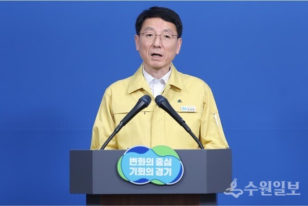 김성중 행정1부지사가 폭설관련 민생회복대책 브리핑을 하고 있다. (사진=경기도)