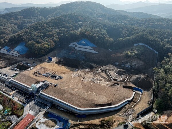 용신고 건립 예정 부지 전경. (사진=용인시)