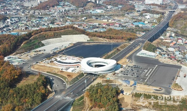 2025년 1월 1일 개통하는 세종-포천 고속도로 처인휴게소 전경. (사진=용인시)