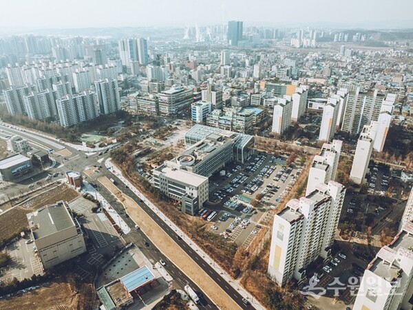 동부대로 연속화사업으로 공사가 완료된 오산시청지하차도 전경. (사진=오산시)