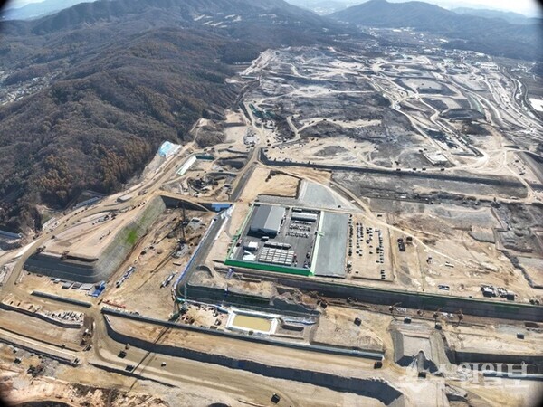 용인시 처인구 원삼면에 조성 중인 '용인 반도체클러스터 일반산업단지' 모습. (사진=용인시)