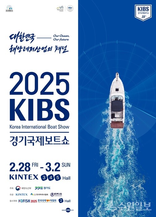 '2025 경기국제보트쇼' 포스터.