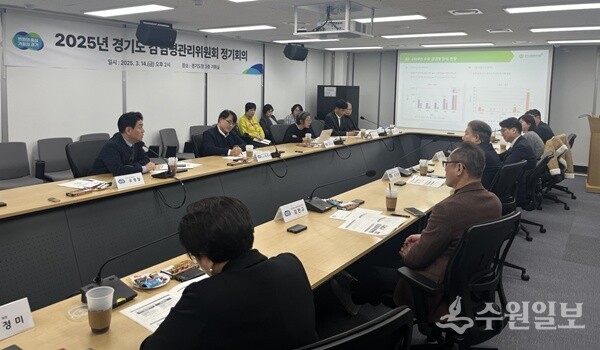 경기도가 14일 경기도 감염병관리위원회 2025년 정기회의를 갖고 있다. 이날 회의에서는 ’25년 경기도 감염병 예방관리 시행계획 및 감염병관리지원단 사업방향을 확정했다. (사진=경기도)