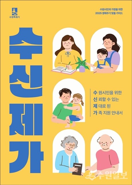  ‘2025 생애주기별 수원시민 맞춤 안내서 ‘수신제가’ 표지.