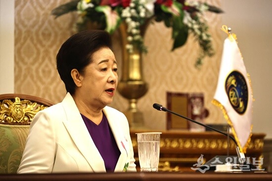 한학자 세계평화통일가정연합 총재. (사진=세계평화통일가정연합)