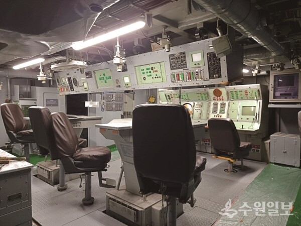 강화함상공원 조타실 모습. (사진=강화군)