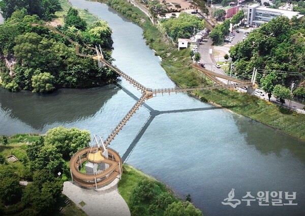 Y자형 출렁다리 조감도. (자료=양평군)