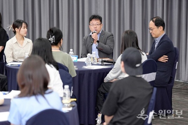 김현수 제1부시장이 인사말을 하고 있다. (사진=수원시)
