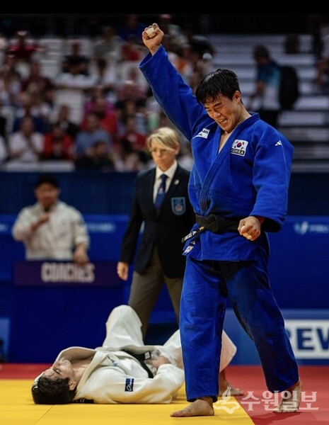 양평군청 직장운동경기부 유도선수 김종훈(-90kg)선수가 2025 라인루르 하계세계대학경기대회에서 개인전 금메달과 혼성단체전 동메달을 차지했다. (사진=양평군)