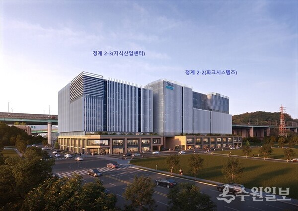청계2지구 기업유치 조감도. (자료=의왕시)