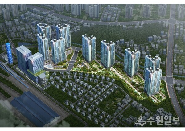 오산 외삼미1지구 도시개발사업 조감도. (자료=경기도)