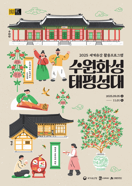 세계유산 활용프로그램 ‘수원화성 태평성대’ 홍보물.