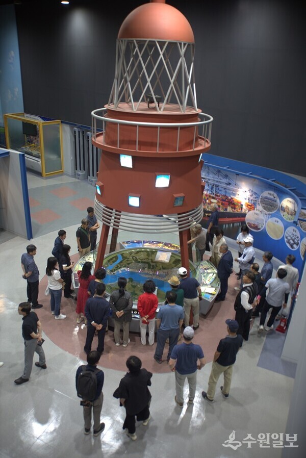 평택항 홍보관 내부모습(사진=평택당진항만협의회)