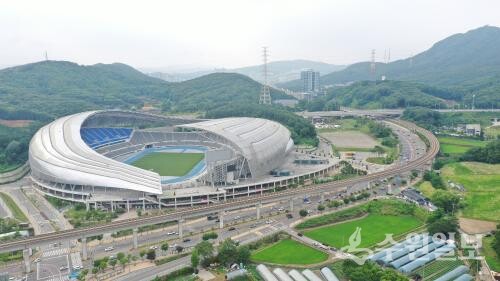 ‘용인FC’ 홈구장으로 사용될 용인미르스타디움. (사진=용인특례시)