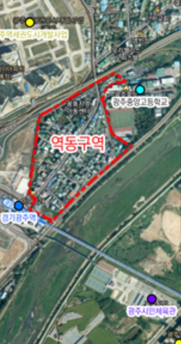 광주시 초역세권 조감도. (자료=광주역동 주민협의회)