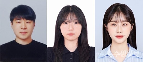 제3회 이천시 청년상 수상자. 오른쪽부터 청년 활동 유홍준, 지역경제 한이빈, 봉사 김주영 씨. (사진=이천시)