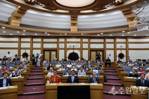 11일 국회의원회관 제1소회의실에서 ‘대한제국에서 대한민국으로’ 광복 80주년 기념 국회 심포지엄이 개최됐다. (사진=의친왕기념사업회)