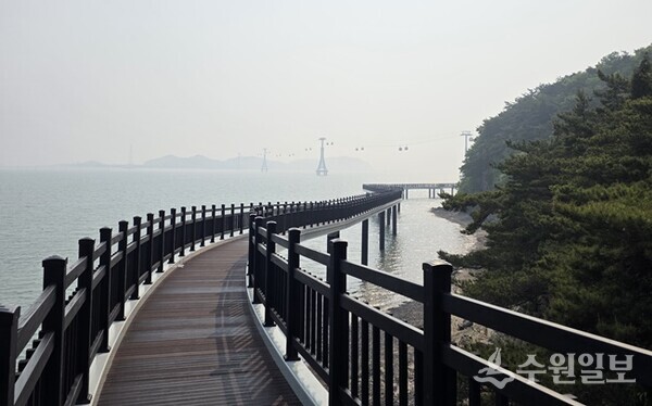 화성특례시 전곡항 지질탐방로 모습. (사진=화성시)