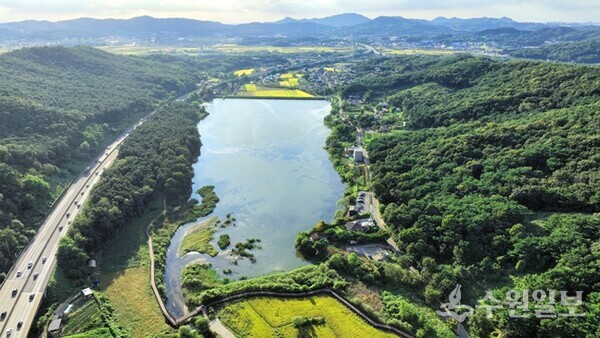 서랑저수지 전경. (사진=오산시)