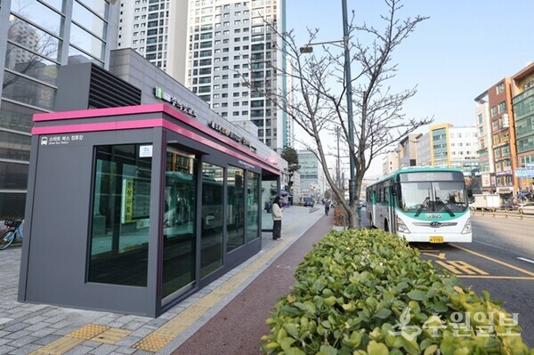 스마트버스정류장 모습. (사진=의왕시)