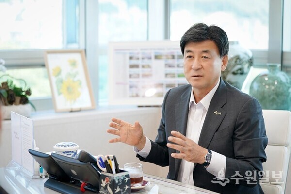 방세환 광주시장. (사진=엄인용 기자)