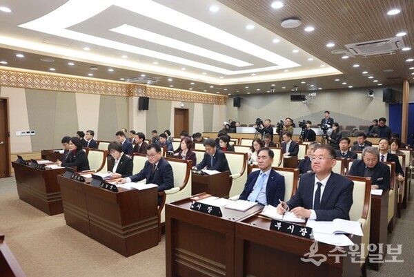 평택시의회가 15일 제259회 제2차 본회의를 갖고 있다. (사진=평택시의회)