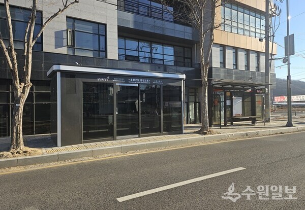 효행구청·분천교회 버스정류소 스마트쉘터 모습. (사진=화성시)