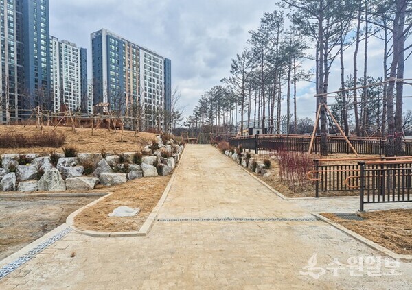 과천지식정보타운 근린공원5 조성 모습. (사진=과천시)