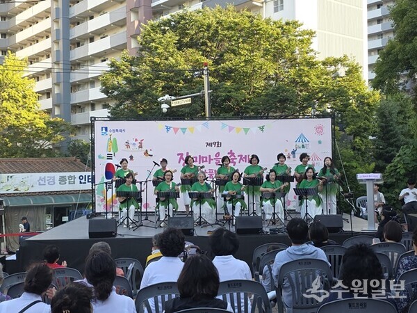 우만2동 주민들은 장미마을 축제를 활성화할 계획이다.(사진=수원시)