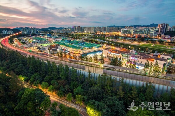 구리농수산물도매시장 야경. (사진=구리농수산물도매시장)
