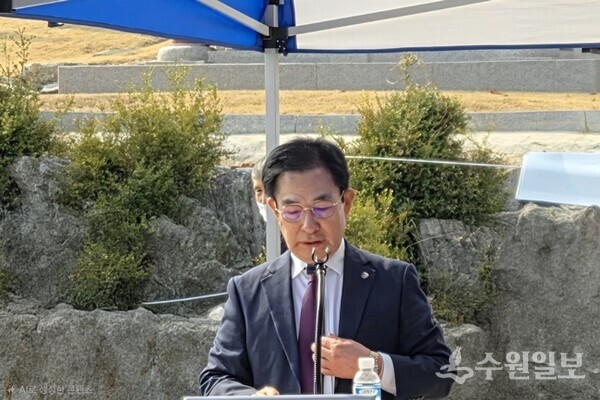 박승인 신임 회장이 취임사를 하고 있다. (사진=반남박씨 집의공파)
