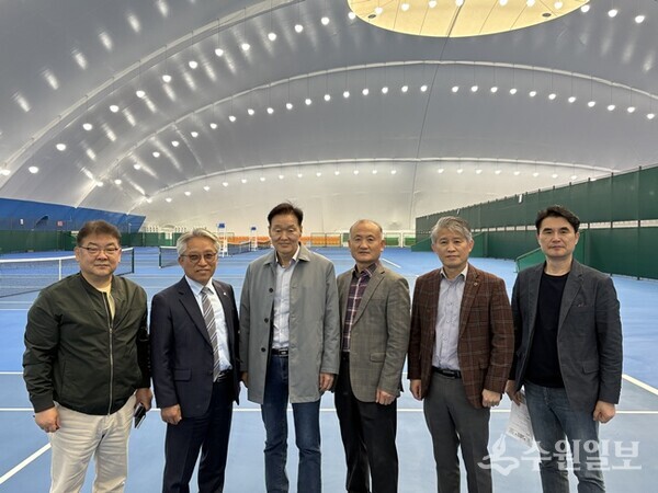 경기 동북부 6개 공사·공단 사장과 임원들이 기념촬영을 하고 있다. (사진=광주도시관리공사)
