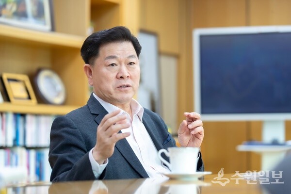 박승원 더불어민주당 광명시장 후보. (사진=박승원 후보)