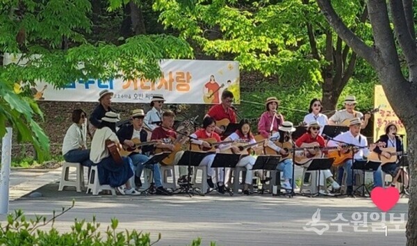지난해 신대호수 수변쉼터 공연 모습. (사진=호반선율)