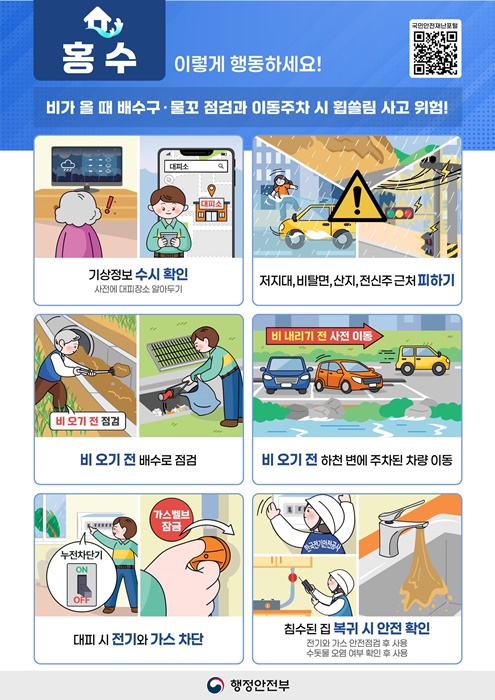홍수 행동요령.