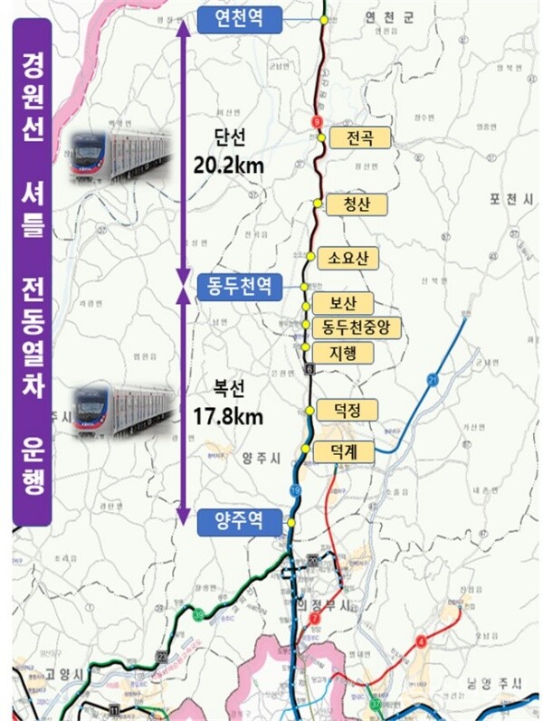 연천군은 셔틀 전동열차 운행에 관한 업무 협약을 체결했다 (사진=연천군)