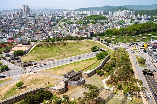 1919년 3월 수원에서 만세 시위가 진행됐던 연무대 전경.(사진=수원시)