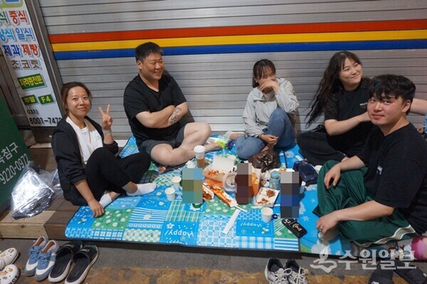 야맥축제에 나온 한 가족. (사진=수원일보)