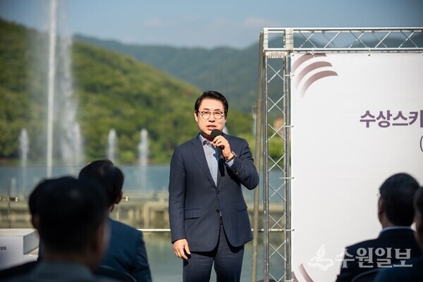 조성대 남양주시의회 의장이 축사를 하고 있다. (사진=남양주시의회)