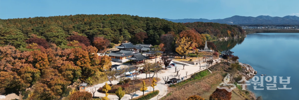 여주 신륵사와 여강 전경. (사진=여주세종문화관광재단)