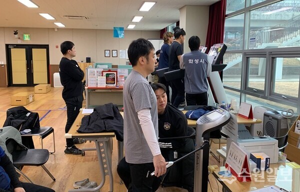 사진은 지난해 체력왕 선발대회 모습. (사진=HU공사)