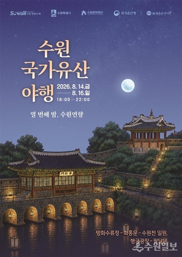 ‘2026 수원 국가유산 야행-열 번째 밤, 수원연향’ 홍보물.