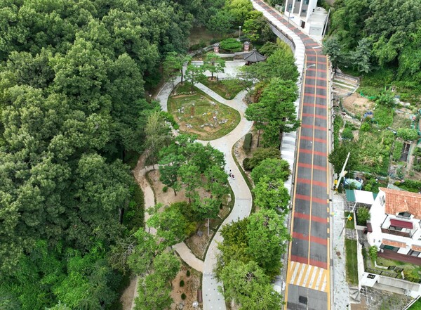 용인시는 기흥구 마북동 마북근린공원을 새롭게 조성했다 (용인시 제공)