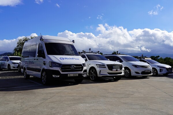 RideFlux autonomous vehicle